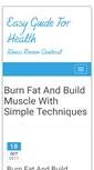Mobile Screenshot of easyguideforhealth.com
